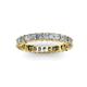 3 - Allie 3.00 mm Princess Cut Moissanite Eternity Band 