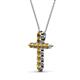 2 - Abella Citrine Cross Pendant 
