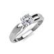 4 - Kelila IGI Certified 6.50 mm Round Diamond Solitaire Engagement Ring 