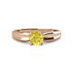 1 - Kelila 6.00 mm Round Yellow Diamond Solitaire Engagement Ring 