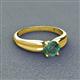 3 - Kelila 6.50 mm Round Lab Created Alexandrite Solitaire Engagement Ring 