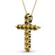 2 - Abella Citrine Cross Pendant 