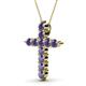 2 - Abella Iolite Cross Pendant 