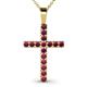 1 - Aja Ruby Cross Pendant 