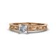 1 - Florie Classic 1.00 ct IGI Certified Lab Grown Diamond Princess Cut (5.50 mm) Solitaire Engagement Ring 