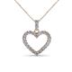 2 - Zylah Lab Grown Diamond Heart Pendant 