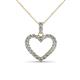 2 - Zylah Diamond Heart Pendant 