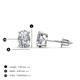 4 - Alina 1.60 ctw Oval Cut GIA Certified Diamond (7x5mm) Solitaire Stud Earrings 