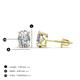 4 - Alina 1.60 ctw Oval Cut GIA Certified Diamond (7x5mm) Solitaire Stud Earrings 