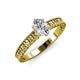 3 - Florian Classic GIA Certified 7x5 mm Oval Cut Diamond Solitaire Engagement Ring 