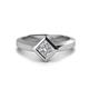 1 - Emilia 5.50 mm Princess Cut Forever Brilliant Moissanite Solitaire Engagement Ring 