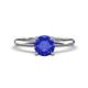 1 - Elodie 6.50 mm Round Tanzanite Solitaire Engagement Ring 