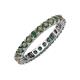 4 - Joyce 3.00 mm Created Alexandrite Eternity Band 