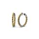 1 - Estella Citrine Hoop Earrings 