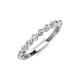 3 - Venice 2.50 mm Round Lab Grown Diamond 11 Stone Wedding Band 