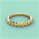 2 - Venice 2.70 mm Round Citrine 9 Stone Wedding Band 