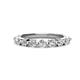 1 - Venice 3.00 mm Round Lab Grown Diamond 9 Stone Wedding Band 
