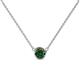1 - Merilyn 5.00 mm Round Lab Created Alexandrite Bezel Set Solitaire Pendant 