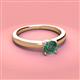 3 - Kyle 6.50 mm Round Lab Created Alexandrite Solitaire Engagement Ring 