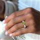 6 - Kyle 6.50 mm Round Peridot Solitaire Engagement Ring 