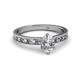 2 - Niah Classic 0.80 ct IGI Certified Lab Grown Diamond Oval Shape (7x5 mm) Solitaire Engagement Ring 