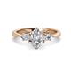1 - Naomi 2.10 ctw IGI Certified Lab Grown Diamond Pear Shape (9x6 mm) Three Stone Engagement Ring 