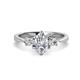 1 - Naomi 2.10 ctw IGI Certified Lab Grown Diamond Pear Shape (9x6 mm) Three Stone Engagement Ring 