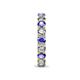 7 - Laida 3.40 mm Tanzanite and Diamond Eternity Band 