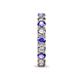 7 - Laida 3.40 mm Tanzanite and Diamond Eternity Band 