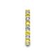 7 - Laida 3.00 mm Yellow Sapphire and Diamond Eternity Band 