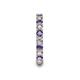 7 - Laida 3.00 mm Iolite and Diamond Eternity Band 