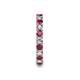 7 - Laida 3.00 mm Ruby and Diamond Eternity Band 