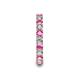 7 - Laida 3.00 mm Pink Sapphire and Diamond Eternity Band 