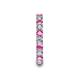7 - Laida 3.00 mm Pink Sapphire and Diamond Eternity Band 