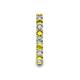 7 - Laida 3.00 mm Yellow and White Diamond Eternity Band 