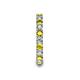 7 - Laida 3.00 mm Yellow and White Diamond Eternity Band 
