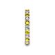 7 - Laida 3.00 mm Yellow and White Diamond Eternity Band 