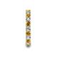 7 - Laida 3.00 mm Citrine and Diamond Eternity Band 