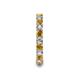 7 - Laida 3.00 mm Citrine and Diamond Eternity Band 