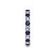 7 - Laida 3.00 mm Blue Sapphire and Lab Grown Diamond Eternity Band 