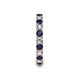 7 - Laida 3.00 mm Blue Sapphire and Lab Grown Diamond Eternity Band 