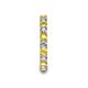7 - Laida 3.00 mm Yellow Sapphire and Lab Grown Diamond Eternity Band 