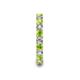 7 - Laida 3.00 mm Peridot and Lab Grown Diamond Eternity Band 