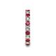 7 - Laida 3.00 mm Ruby and Lab Grown Diamond Eternity Band 