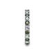 7 - Laida 3.00 mm Diamond and Lab Created Alexandrite Eternity Band 