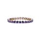 1 - Valerie 2.40 mm Iolite Eternity Band 