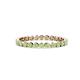 1 - Valerie 2.40 mm Peridot Eternity Band 