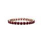 1 - Valerie 2.40 mm Red Garnet Eternity Band 
