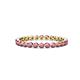 1 - Valerie 2.40 mm Rhodolite Garnet Eternity Band 