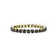 1 - Valerie 2.40 mm Black Diamond Eternity Band 
